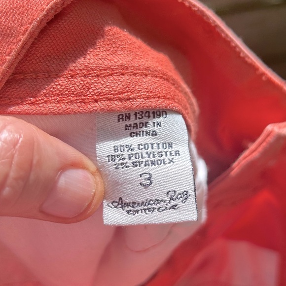 American Rag Coral Tangerine Skinny Ankle Jeans Sz. 4 27” - Picture 7 of 9